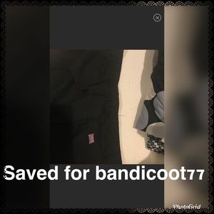 Lite blue and black pants scrub set